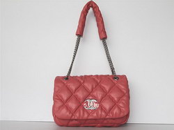 Best Chanel Fashion Shoulder Bags Lambskin Leather 46163 Pink On Sale